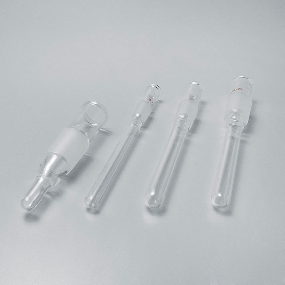 ADAMAS-BETA Screw Mouth Thermometer Casing Transparent Glass Thermowells Laboratory Glass Tube Standard Grinding 14-29#