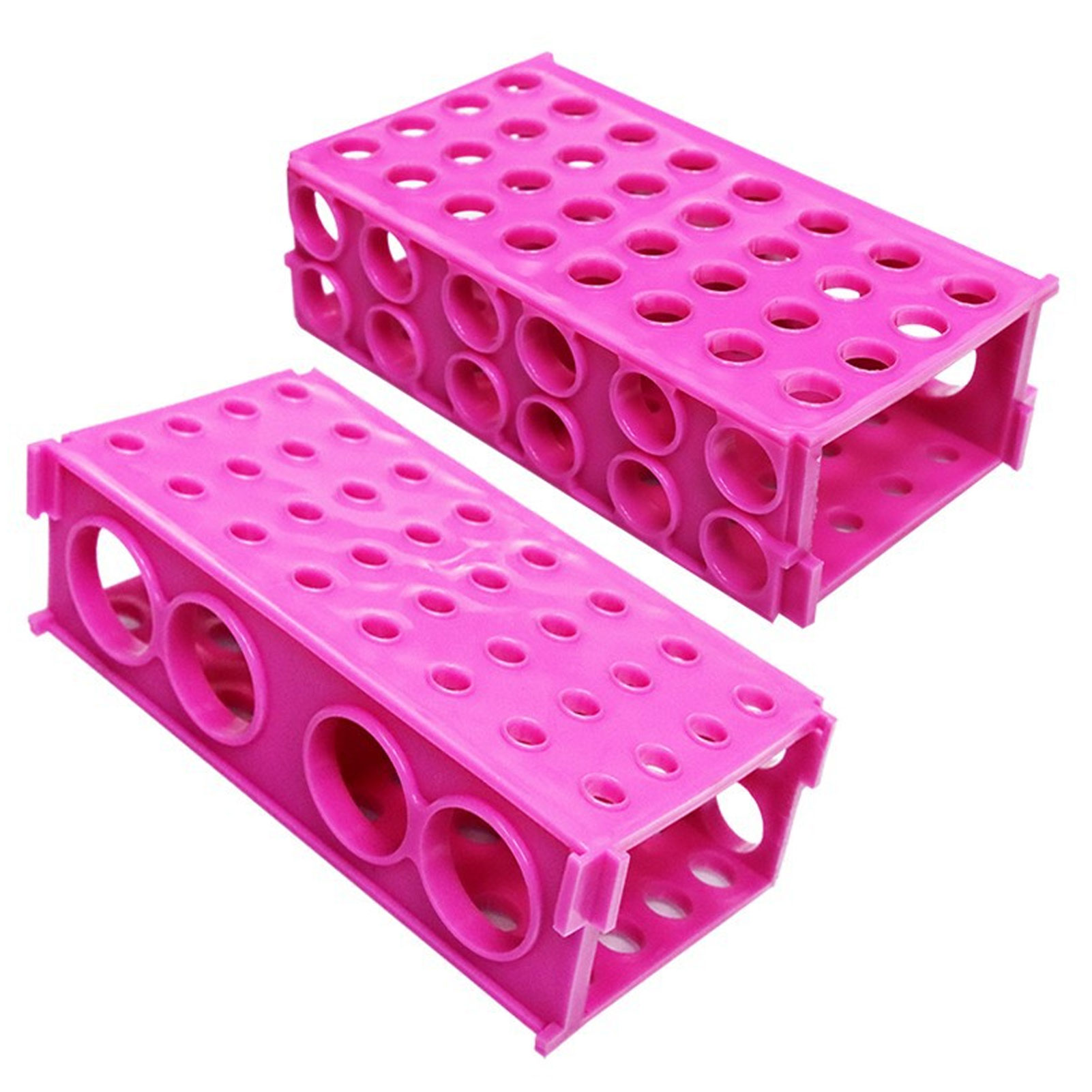 ADAMAS BETA PP Multi-Purpose Test Tube Rack 80-Well Four-sided Detachable Centrifuge Tube Stand Laboratory Cryovials Storage Holder