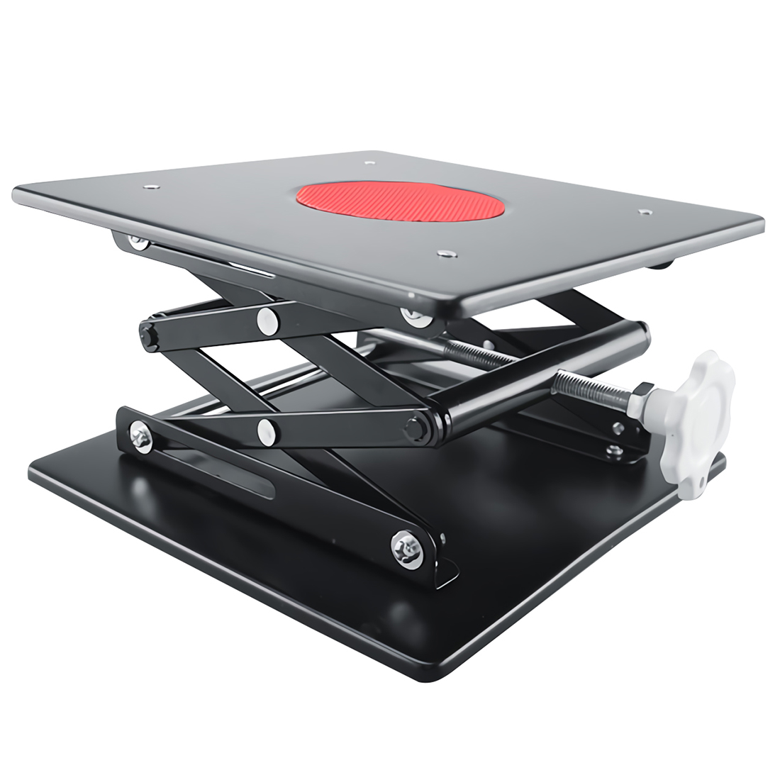 ADAMAS BETA Multifunction Black Plastic Praying Lifting Table Manual Laboratory Height Adjustment Rack Woodworking Engraving Stand Rack Platform Benches