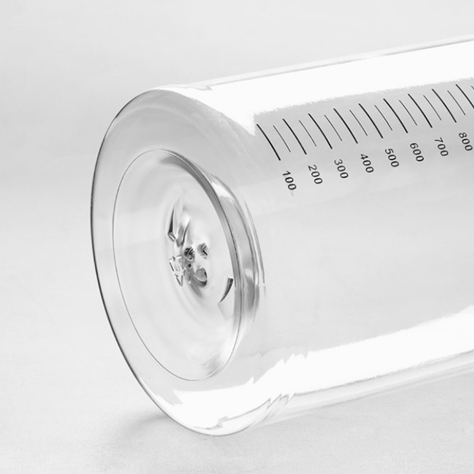 ADAMAS BETA Transparent Polystyrene Culture Liquid Bottle with HDPE Cover Laboratory Cell/Microbial Culture Storage Bottle 150ML-2000ML