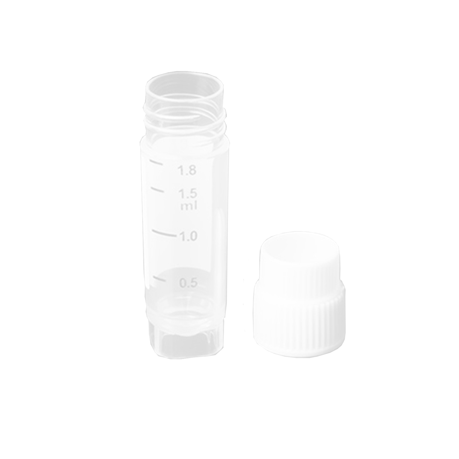 ADAMAS BETA Lab Cryotubes 1.5ml 2.0ml Sterilized CrystalCap SPINE HT Vial Graduated PP Self-Standing Cryovials