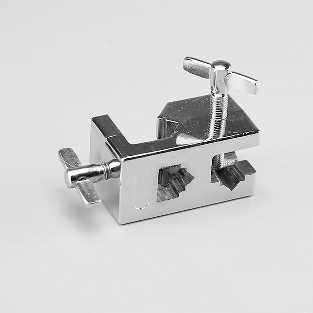 ADAMAS-BETA Electroplated Cross Clamp Laboratory Iron Frame Fixing Clamp 2-Way/3-Way Metallic Multi-purpose Clips