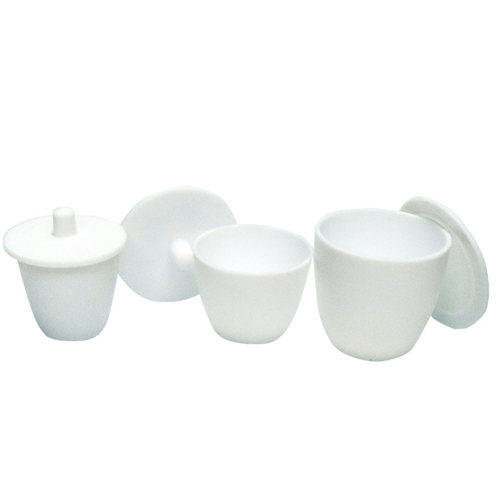 ADAMAS BETA Lab Teflon Crucible with Cap 20-200ml Covered PTFE Crucible for Laboratory Solvent Eevaporation/Crystallization Experiments