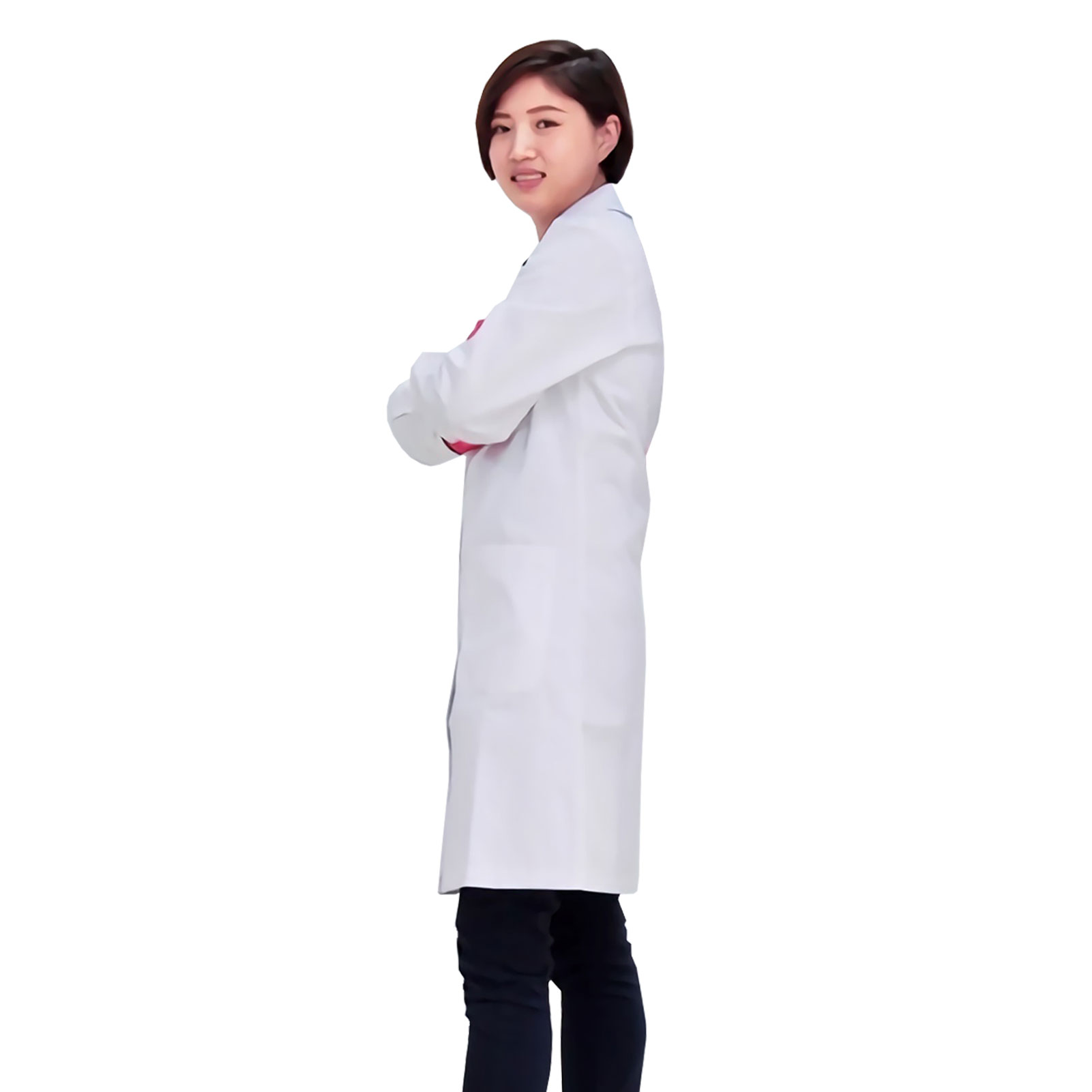 ADAMAS-BETA Lab White Coat Long Sleeve 100% Cotton Adult Unisex Cleaning Uniforms Thin Nurse Clothes Pharmacy/Workshop Overalls S-XXL