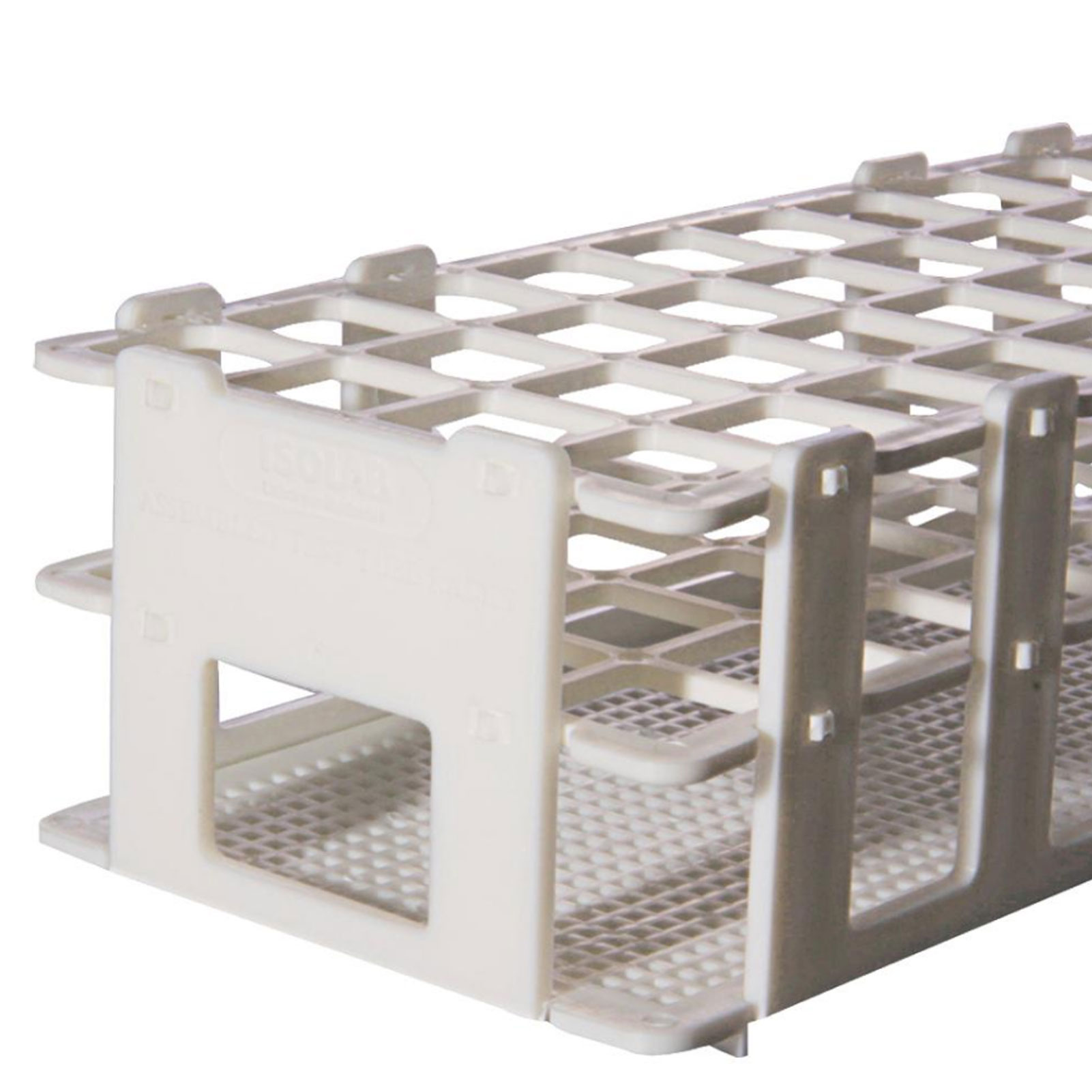 ADAMAS BETA Detachable Plastic Test Tube Rack 21-90 Wells Hole Diameter 13-30mm for Laboratory Test Tube Storage/Drying