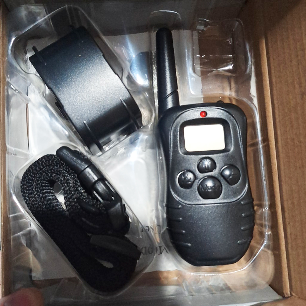 ADAMAS-BETA Dog Training Collar Adjustable Dog Shock Collar with Remote Beep for Small Medium Large Dog Remote Range LED Indicator 