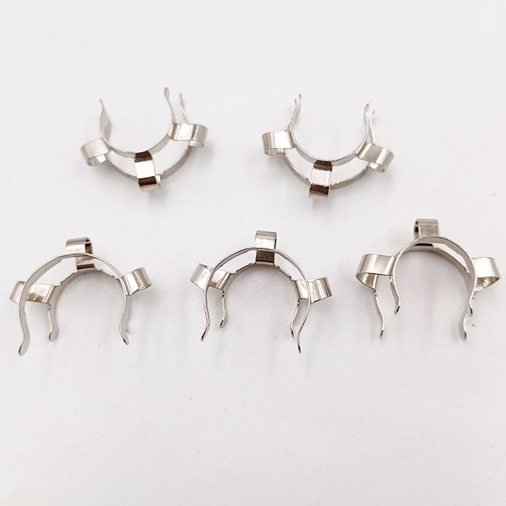 ADAMAS BETA Standard Bung Clamp Tapered Interface Clip Red Laboratory Plastic Fixing Sealing Clips Stainless Sheet Clip