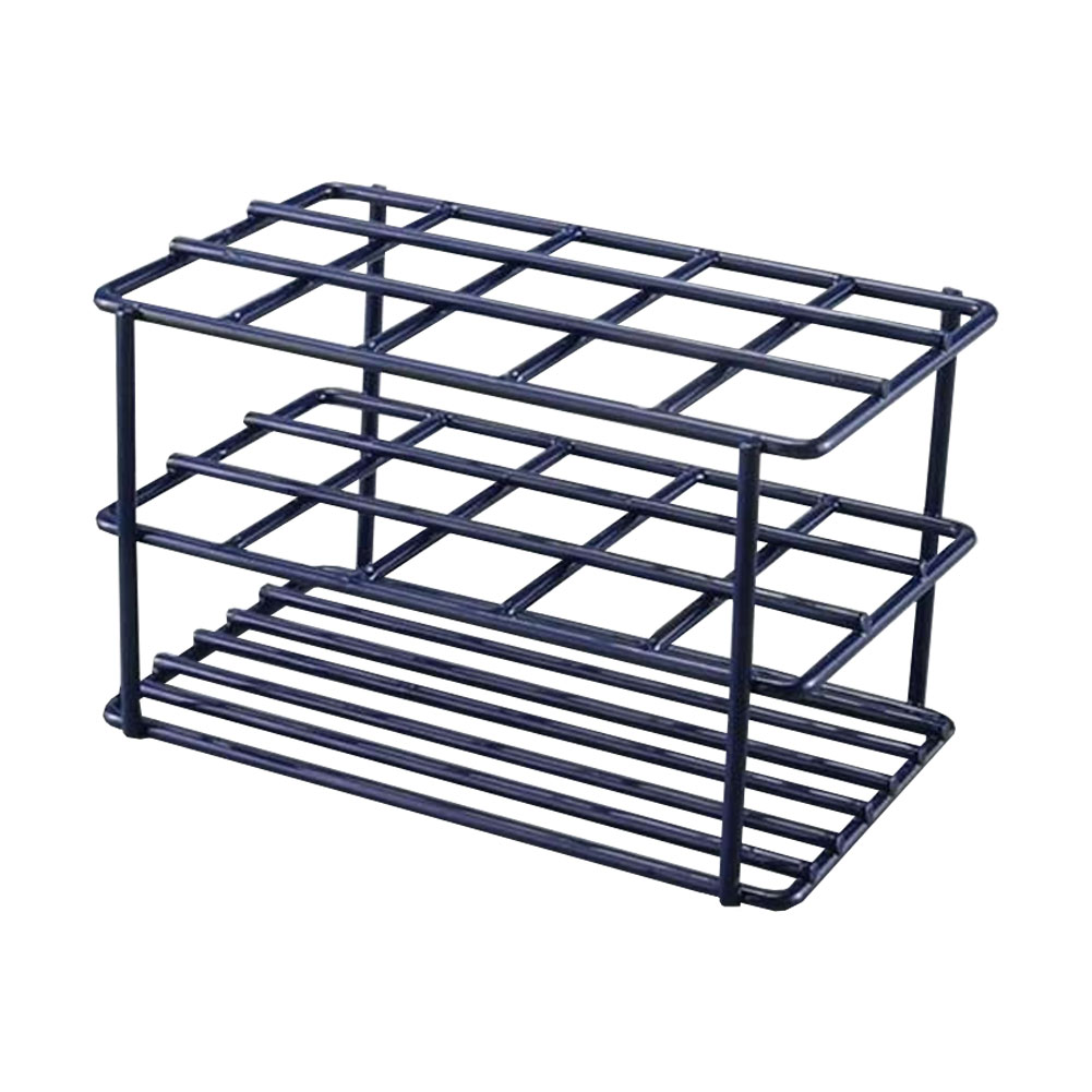 ADAMAS BETA Lab Epoxy Coated Steel Wire Test Tube Rack Metal Wire Constructed 8-Well,15-Well Laboratory Centrifuge Tube Storage Holder