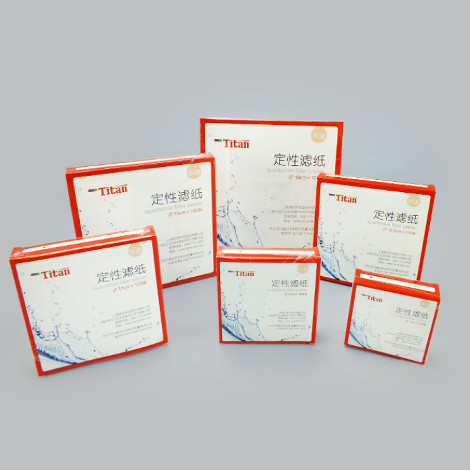 ADAMAS-BETA Qualitative Filter Paper Round Diameter 7-18cm Fast/Medium/Slow Triangular/Buchner Funnel for Lab Chemical Qualitative Analysis