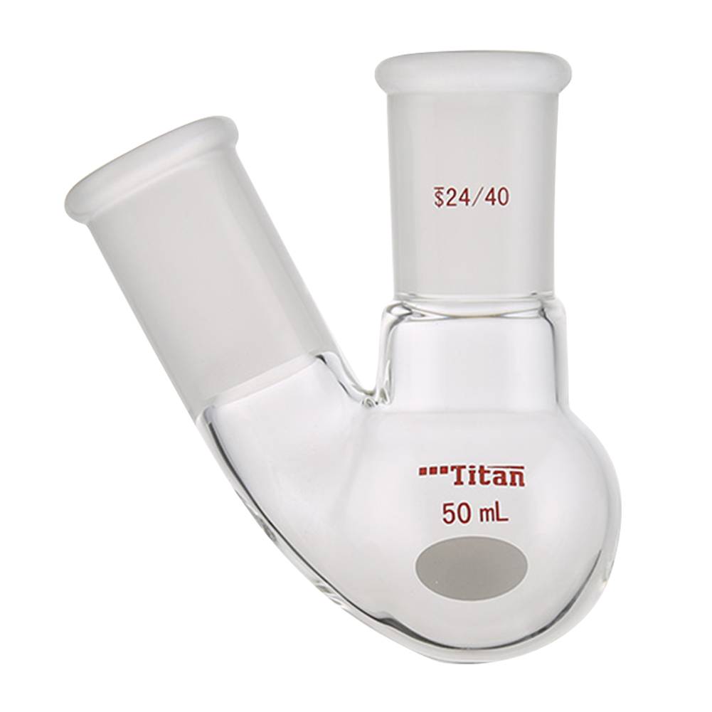 ADAMAS-BETA Two-Necked Flask Lab Glassware Spherical Bottle Round-Bottomed Grind Reaction Flasks 10-2000ml for Distillation Experiment