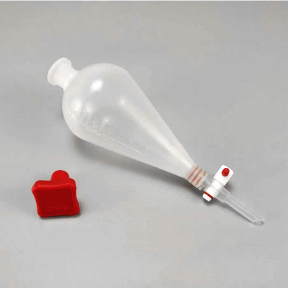 ADAMAS BETA 1pcs Polypropylene Separating Funnel with Stopcock PTFE Plug Leak-Proof Screw Cap Laboratory Plastic Filter Funnel 125-1000ml