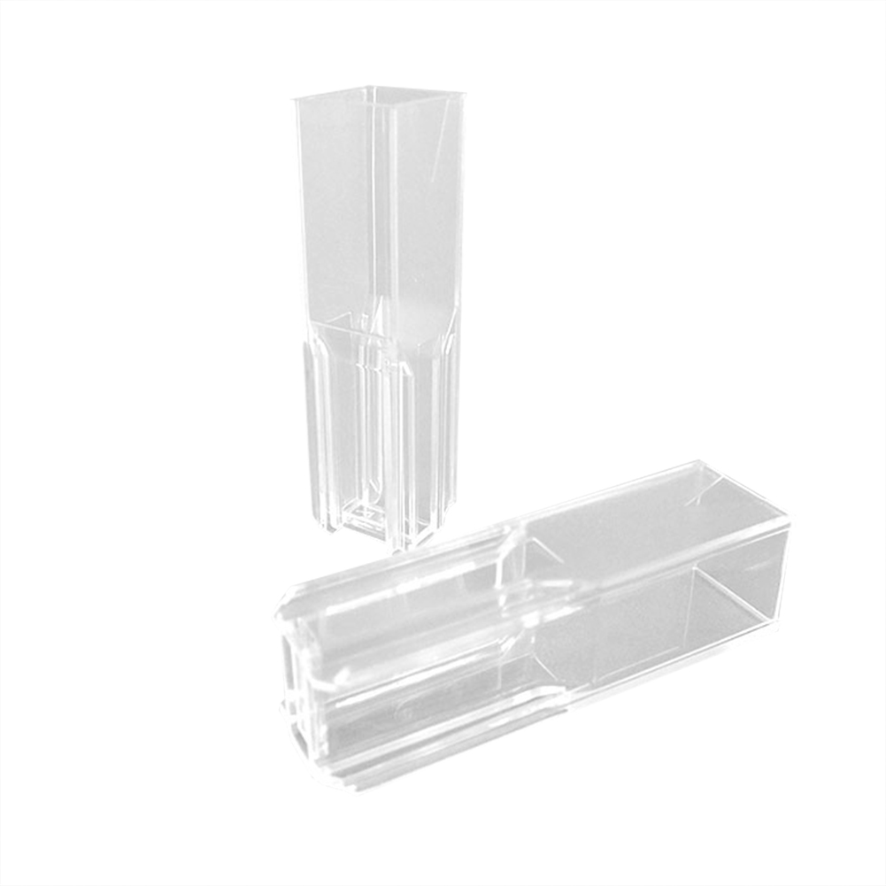 ADAMAS-BETA Wholesale Lab Stackable Disposable Plastic Cuvette Optical Path 10mm Laboratory PS Cuvette 1.5ml 4.5ml without Cover