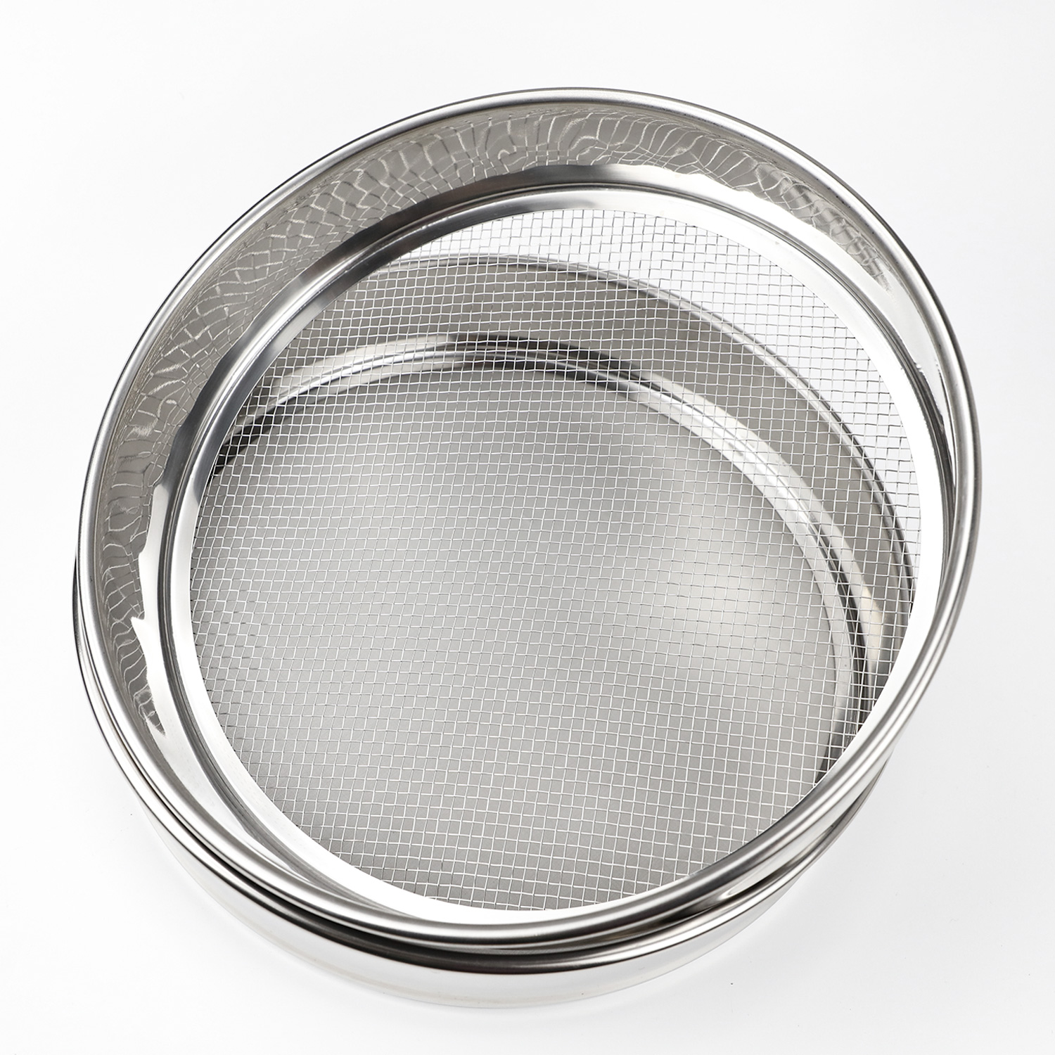 ADAMAS-BETA Lab Sieve 30cm*4.5cm Stainless Steel Mesh Screen Filter 5-2800 Mesh for Seeds/Laboratory Particulate Hierarchical Filtering