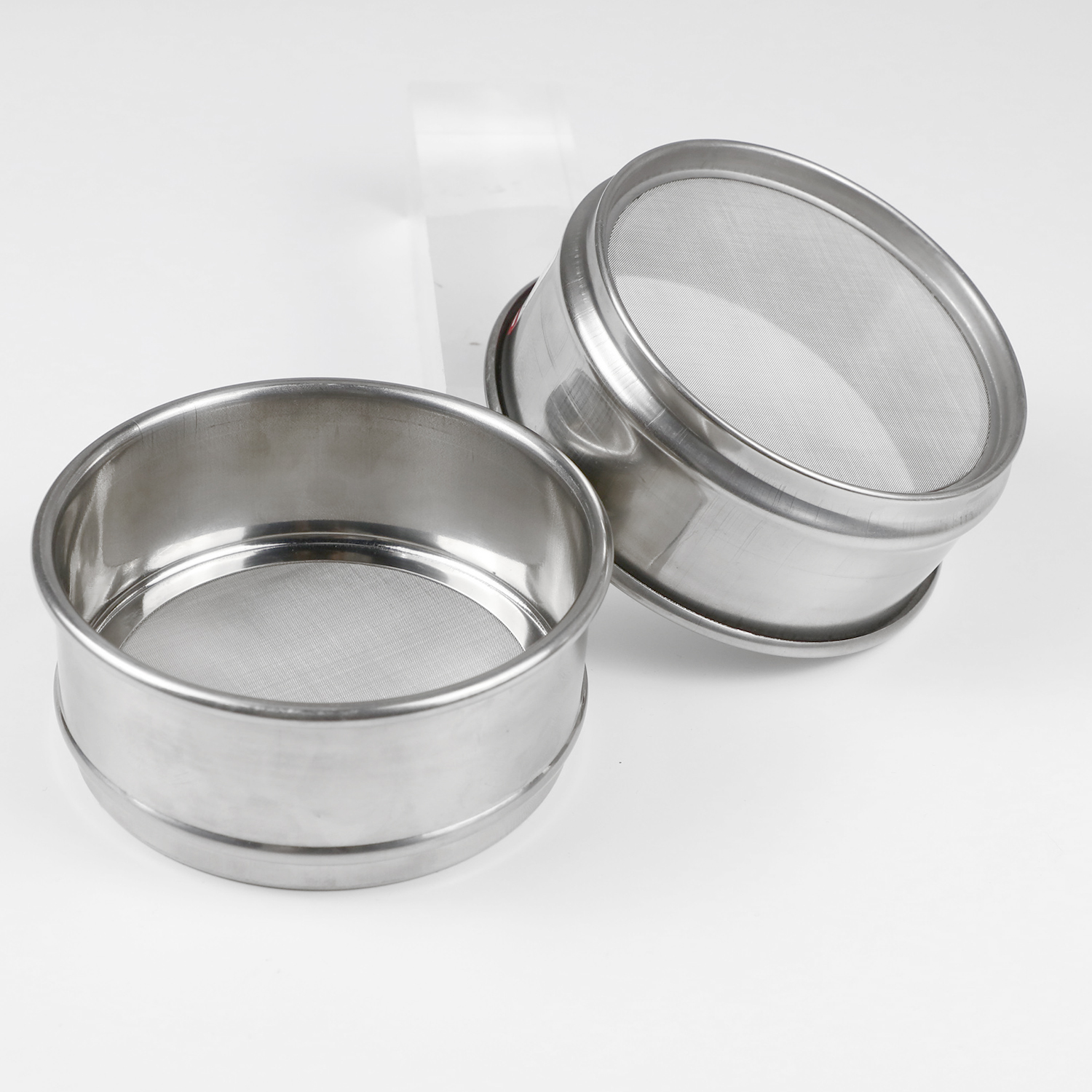 ADAMAS-BETA Stainless Steel Mesh Screen Filter Lab Sieve 10cm*4.5cm 5-2800 Meshs for Seeds/Laboratory Particulate Hierarchical Filtering