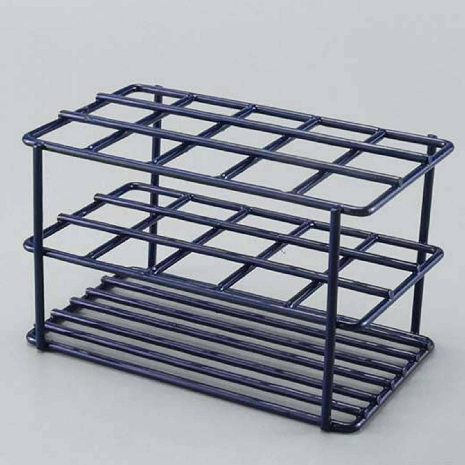 ADAMAS BETA Lab Epoxy Coated Steel Wire Test Tube Rack Metal Wire Constructed 8-Well,15-Well Laboratory Centrifuge Tube Storage Holder