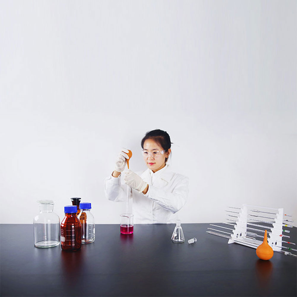 ADAMAS BETA Ring-marked Graduated Straw Pipe High Borosilicate Glass Pipette Laboratory Trace Liquid Transfer Tubes 0.5-50ml Dropper