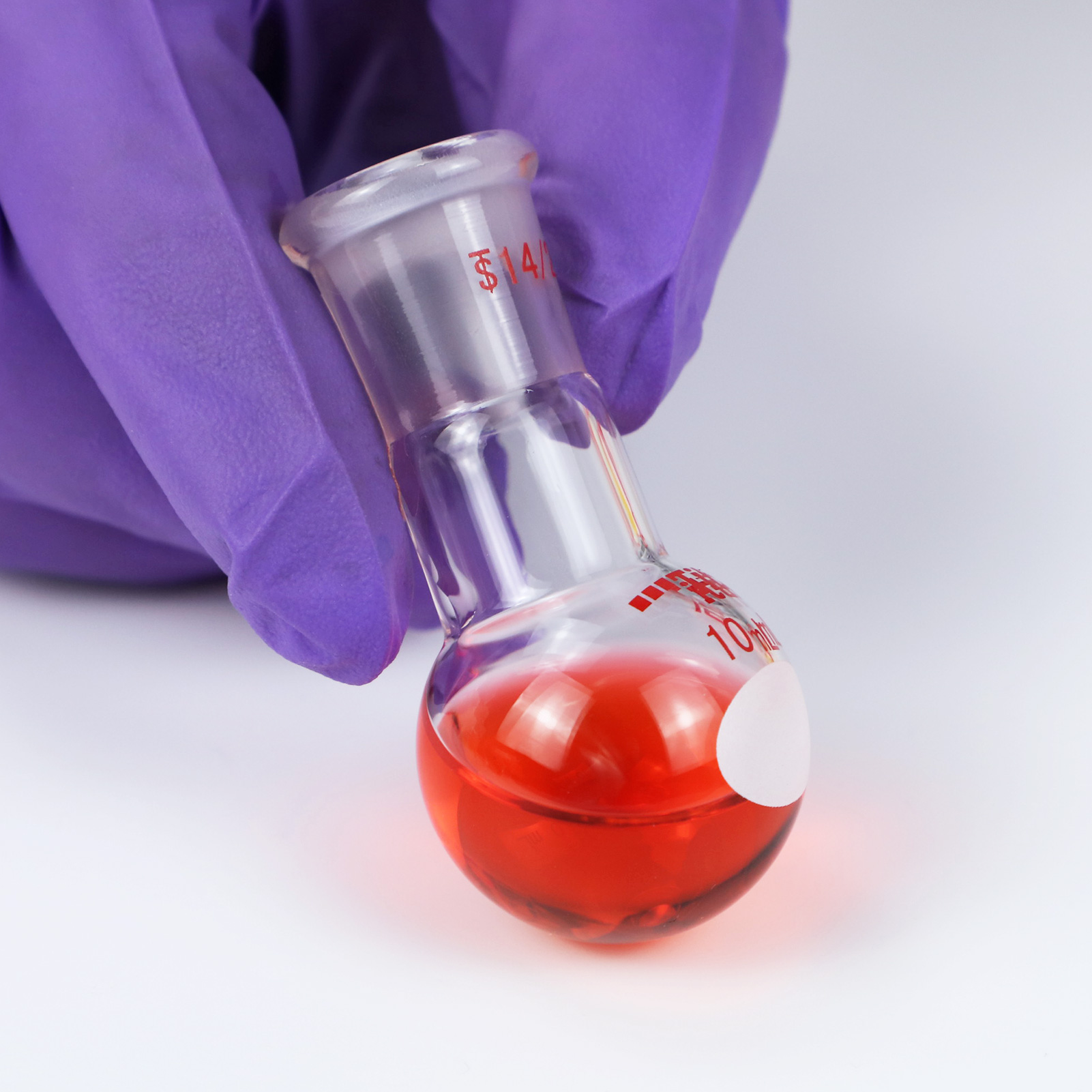 ADAMAS BETA Single Neck Round Bottom Ball Bottle Thick-Walled Clear Lab Glassware Laboratory Flasks for Heating/Reaction/Distillation Experiment