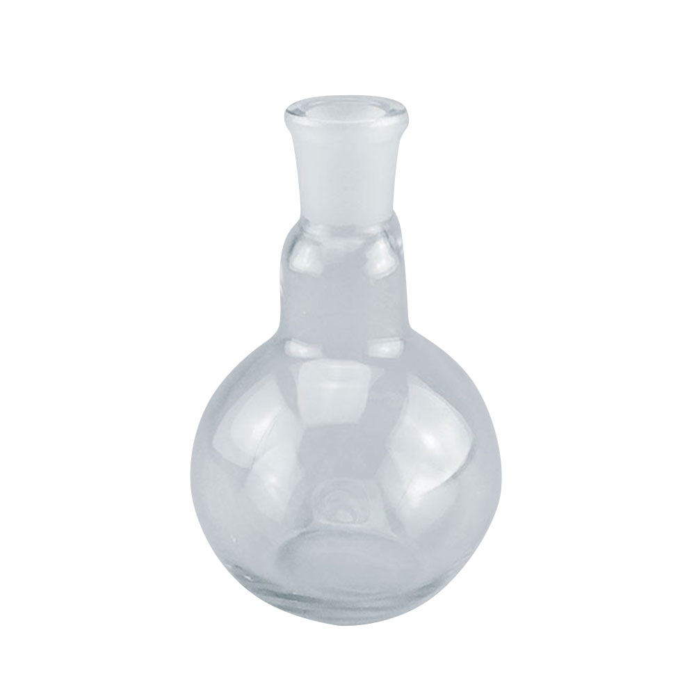 ADAMAS-BETA Lab Single Flat Bottomed Flask Laboratory Glass Ball Bottle 150cm 19# Grinded Mouth Reagent Storage Receiving Bottle
