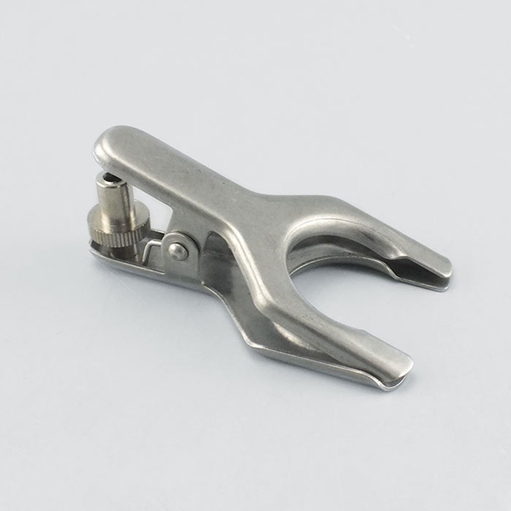 ADAMAS-BETA Laboratory Metal Spherical Joint Pinch Clamps Stainless Steel Glass Grinding Clamps 12-50# Interface Clip