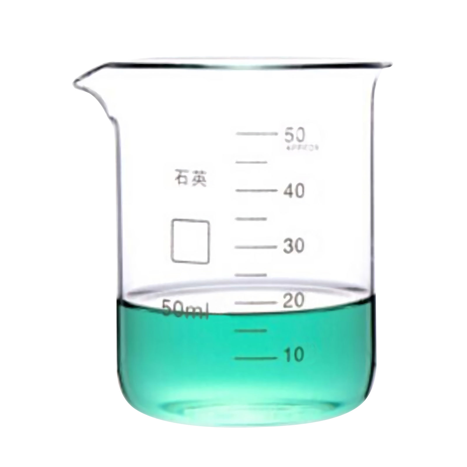 ADAMAS BETA Laboratory Quartz Beaker 50ml 100ml 300ml 2000ml Graduated Transparent Thick Wall Glass Beakers for Heating Experiment