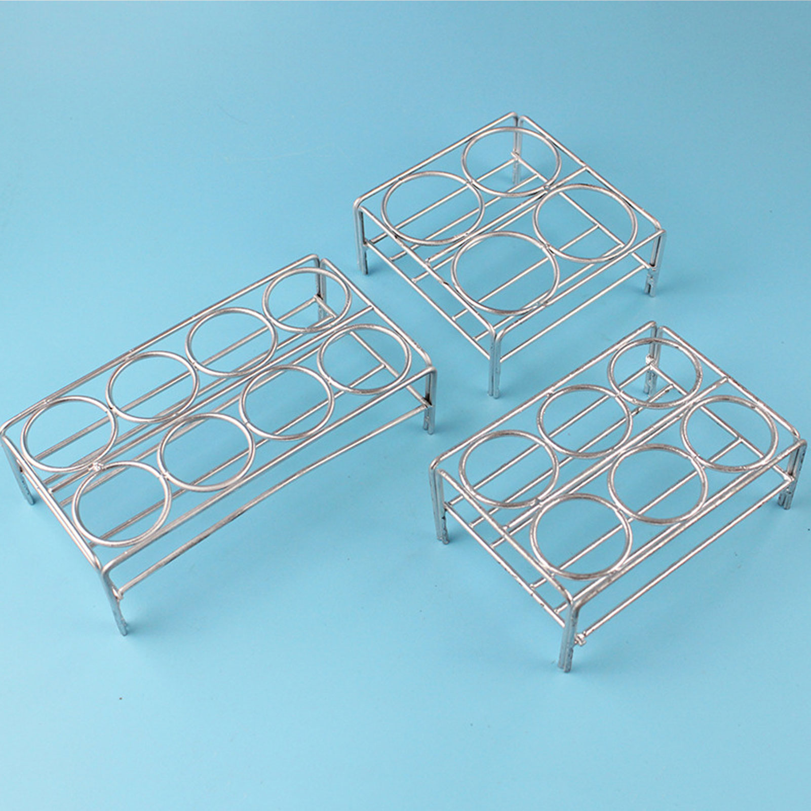 ADAMAS BETA Nickel-chromium Wire Crucible Holder 4-8 Well 36mm 45mm Diameter Laboratory Crucible Rack for Heating Distillation Experiment