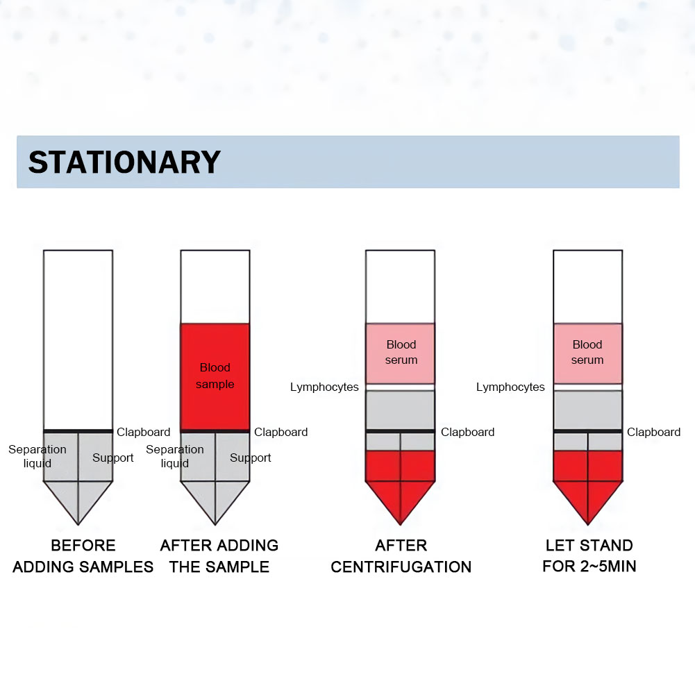 ADAMAS BETA Disposable PBMC PP Cell Separation Tube with Cover Float/Fix/Sink 15ml 50ml Sterilized Graduated Plastic Laboratory Centrifuge Tubes