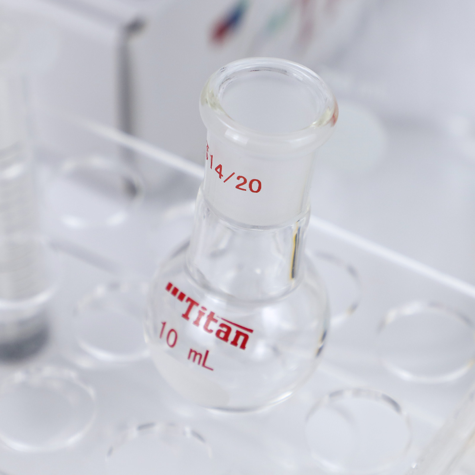 ADAMAS BETA Single Neck Round Bottom Ball Bottle Thick-Walled Clear Lab Glassware Laboratory Flasks for Heating/Reaction/Distillation Experiment