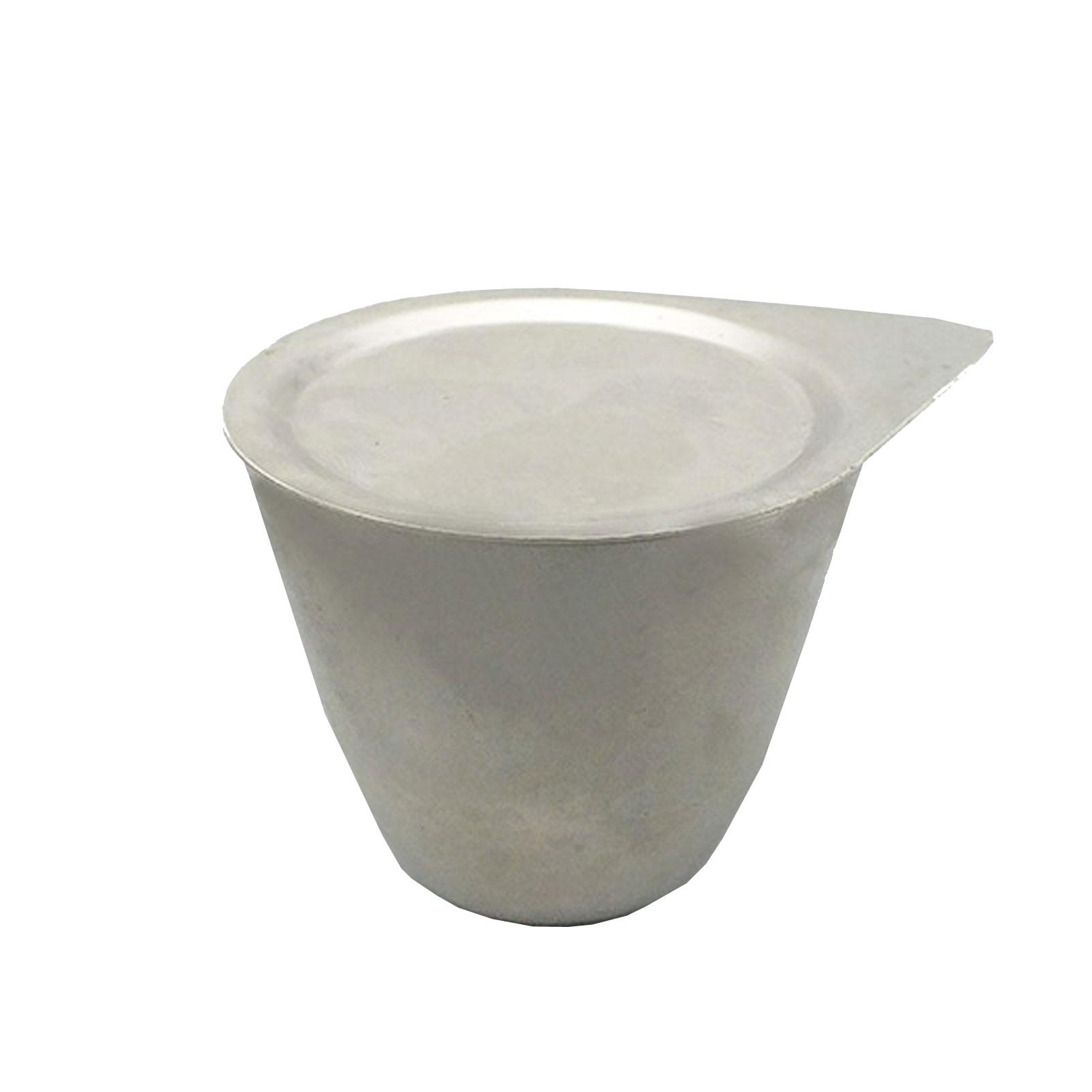 ADAMAS BETA Lab Sterling Silver Crucible High Purity 99.99% 30ml 50ml Nickel/Iron Crucible with Cover  Laboratory Heating Device