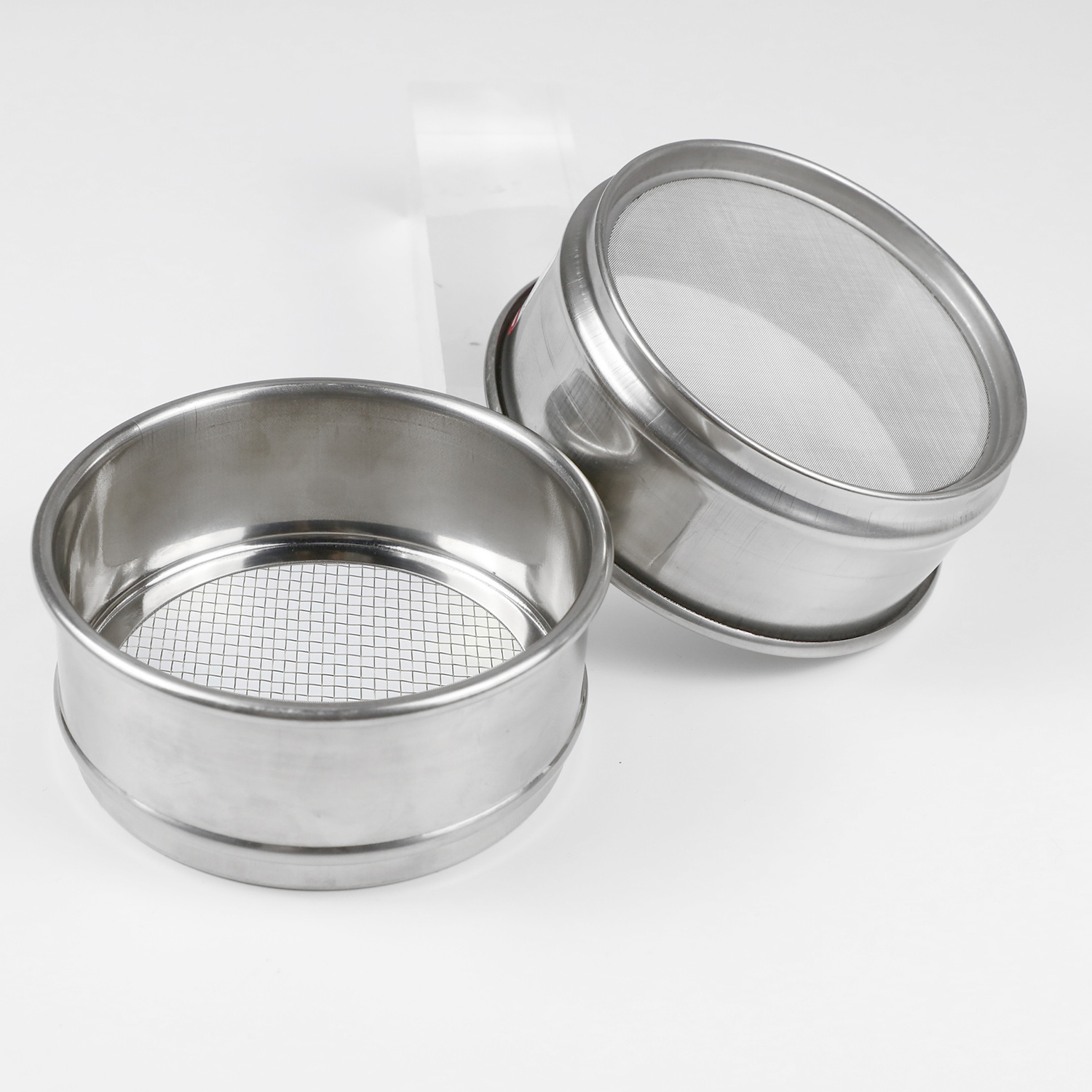 ADAMAS-BETA Stainless Steel Mesh Screen Filter Lab Sieve 10cm*4.5cm 5-2800 Meshs for Seeds/Laboratory Particulate Hierarchical Filtering