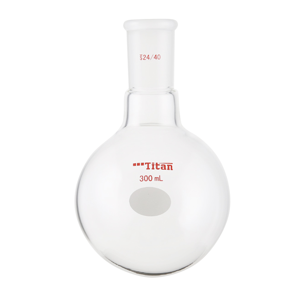 ADAMAS BETA Lab Glass Flasks Single Neck Round Bottom Ball Bottle Thick-Walled Grinding Mouth 200-500ml Reaction One-Mouth Ball Bottles