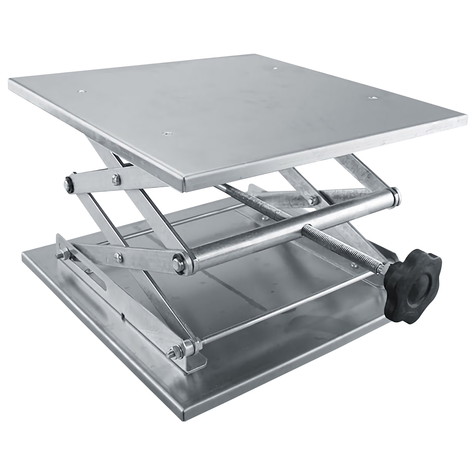 ADAMAS BETA Multifunction Lifting Table Manual Metal Laboratory Height Adjustment Rack for Woodworking/Engraving Stand Holder Platform Benches