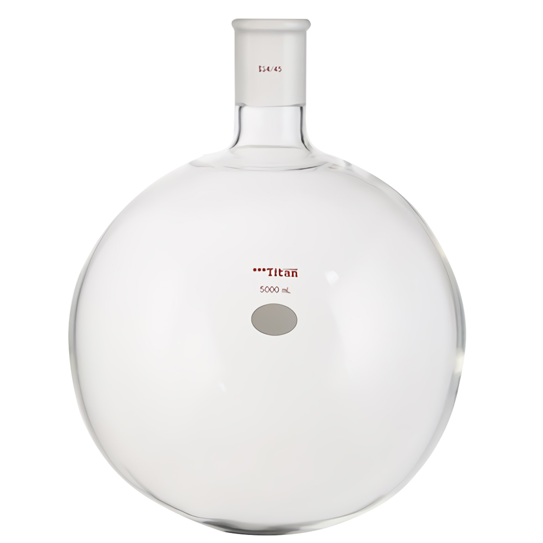 ADAMAS BETA Large Capacity High Borosilicate Glass Single Neck Ball Bottle 1000-5000ml Laboratory Heating Feaction Experiment Round Bottom Thick Wall Flasks