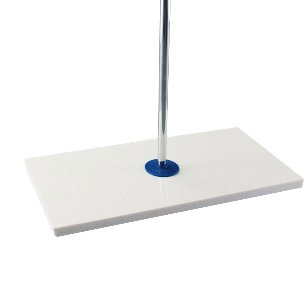 ADAMAS-BETA Lab Titration Table White Porcelain/Glass/White Marble Base with 650mm Iron Rod for Acid Base Titration Experiment