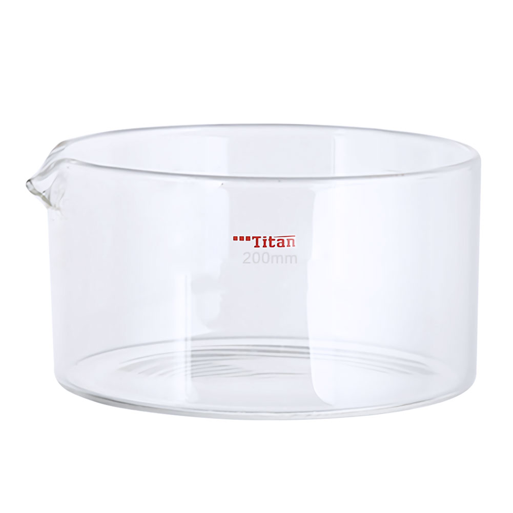 ADAMAS-BETA High Borosilicate 3.3 Glass Crystal Dish 100ml 2000ml Plat Bottom Transparent Diameter 80mm 200mm Lab Evaporating Dish