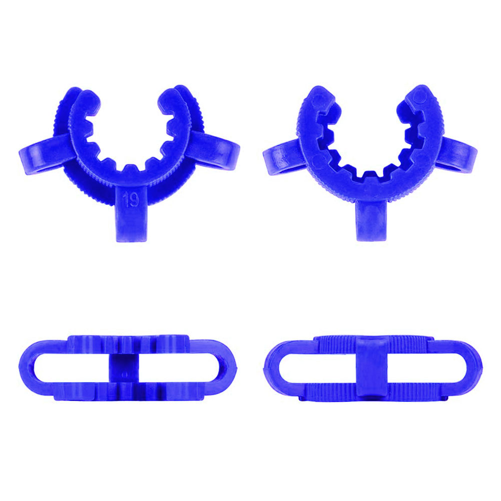 ADAMAS BETA Standard Bung Clamp Tapered Interface Clip Red Laboratory Plastic Fixing Sealing Clips Stainless Sheet Clip