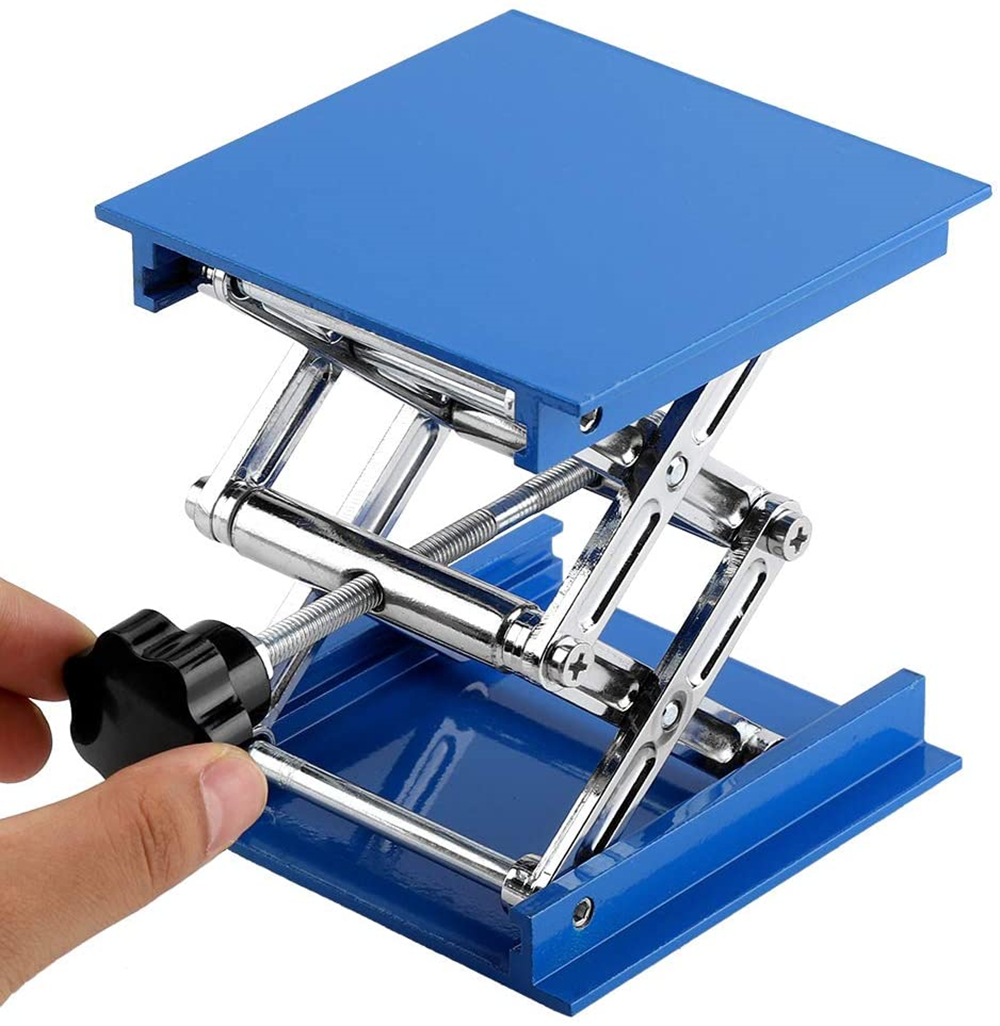 ADAMAS BETA Aluminum Oxide Lifting Table Manual Laboratory Height Adjustment Rack Multifunction Woodworking Engraving Stand Rack Platform Benches