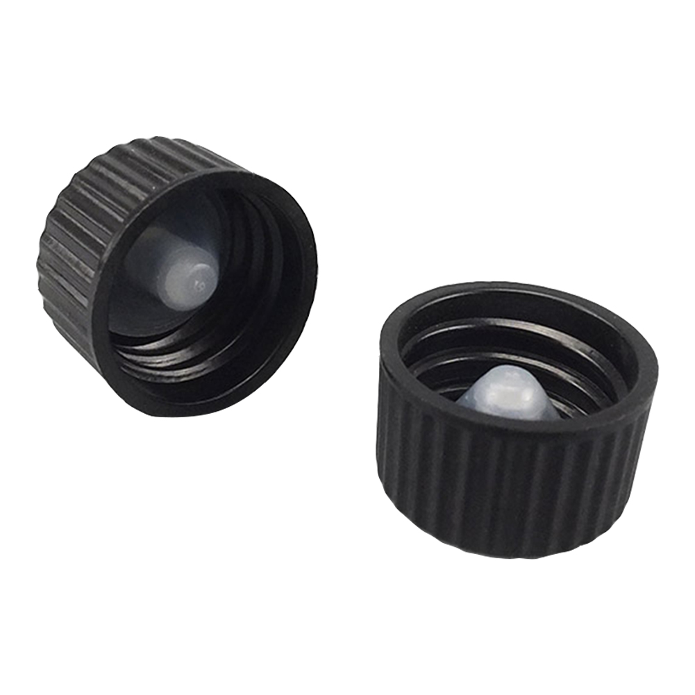 ADAMAS-BETA Universal Bottle Cap Screw Mouth Standard Mixed Resin Cover with V-shaped LDPE Inner Plug Laboratory Reagent Bottle Sealing Caps