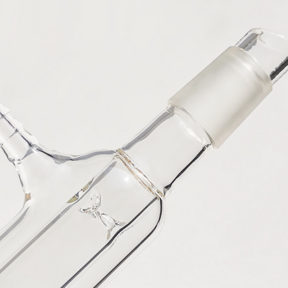 ADAMAS BETA 1pcs Sandwich Fractionation Column 180-330mm Grinding Mouth Laboratory Glass Straight Condenser Tube with Nozzle