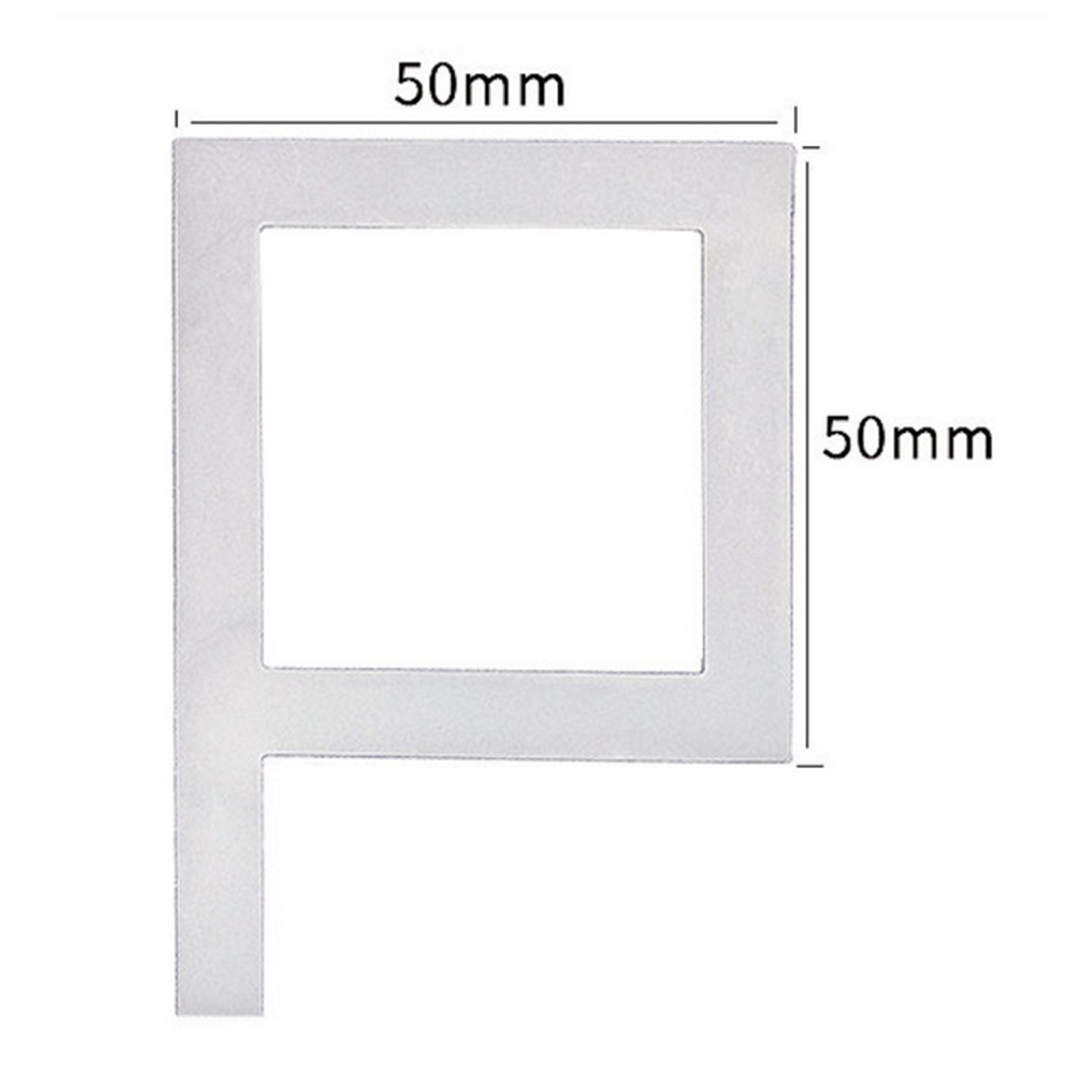 ADAMAS BETA 100Pcs Disposable Plastic Sampling Plate 50x50mm 50x100mm Laboratory Sterile Specification Plate for Bacterial Culture