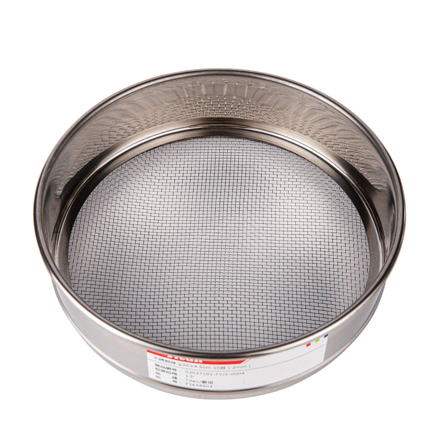  Wholesale 304 Stainless Steel Test Sieves, Lab Standard Test Sieve,φ20×4.5cm 6 Mesh 304 Stainless Steel Wire Cloth（4mm）
