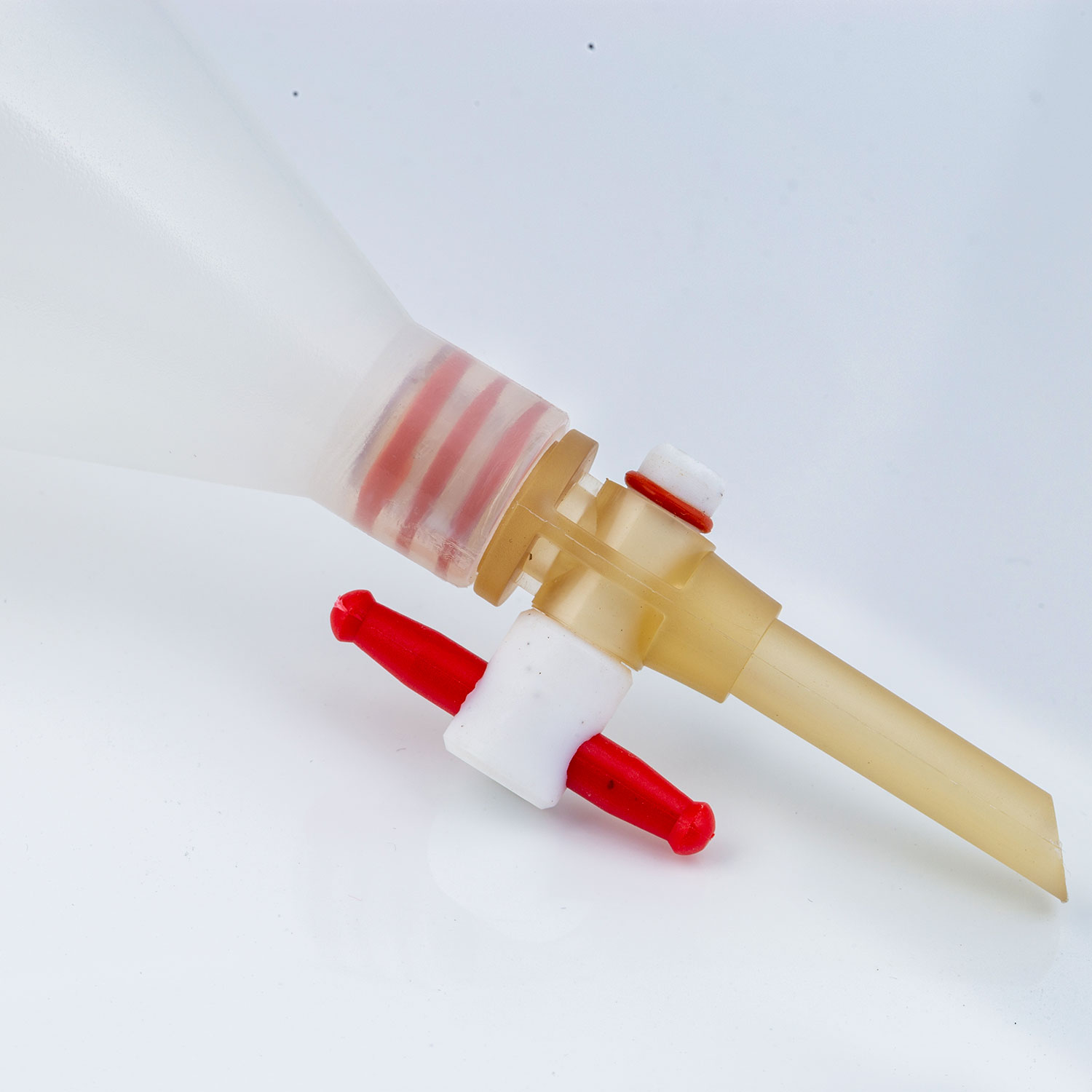 ADAMAS BETA 1pcs Polypropylene Separating Funnel with Stopcock PTFE Plug Leak-Proof Screw Cap Laboratory Plastic Filter Funnel 125-1000ml