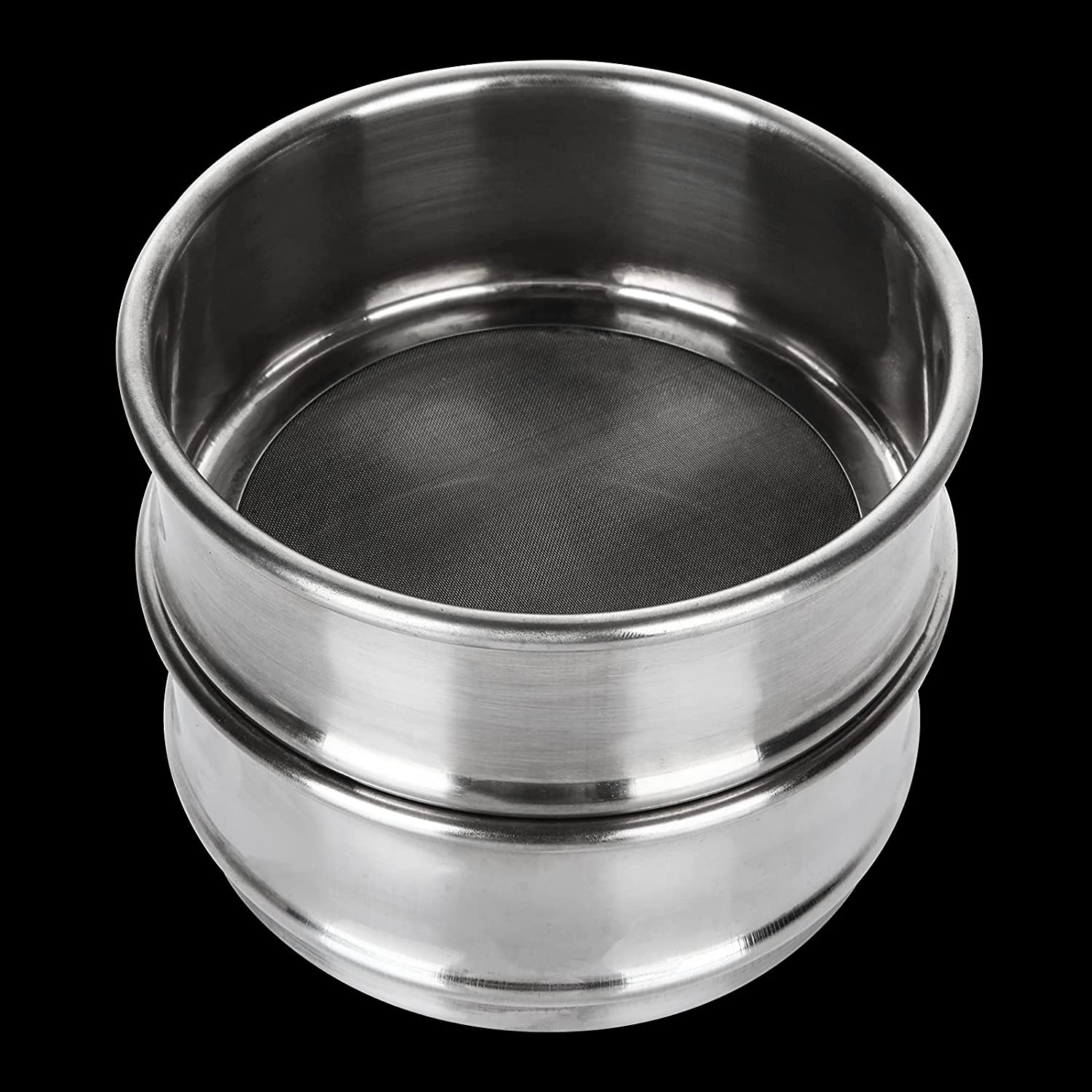 Adamas-Beta φ20×4.5cm 40 Mesh 304 Stainless Lab Sieves Economy Test Sieve 304 Stainless Steel Wire Cloth（0.45mm）