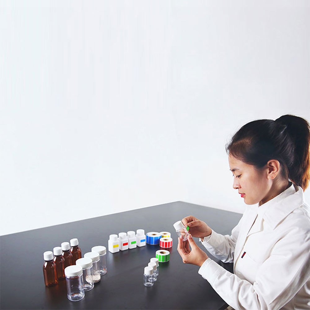 ADAMAS BETA PET Polyester Solid Bottle Transparent/Brown with PP Cover Leak-proof Laboratory Reagent Storage Bottles 15-120ml Wide/Narrow Mouth  Vial