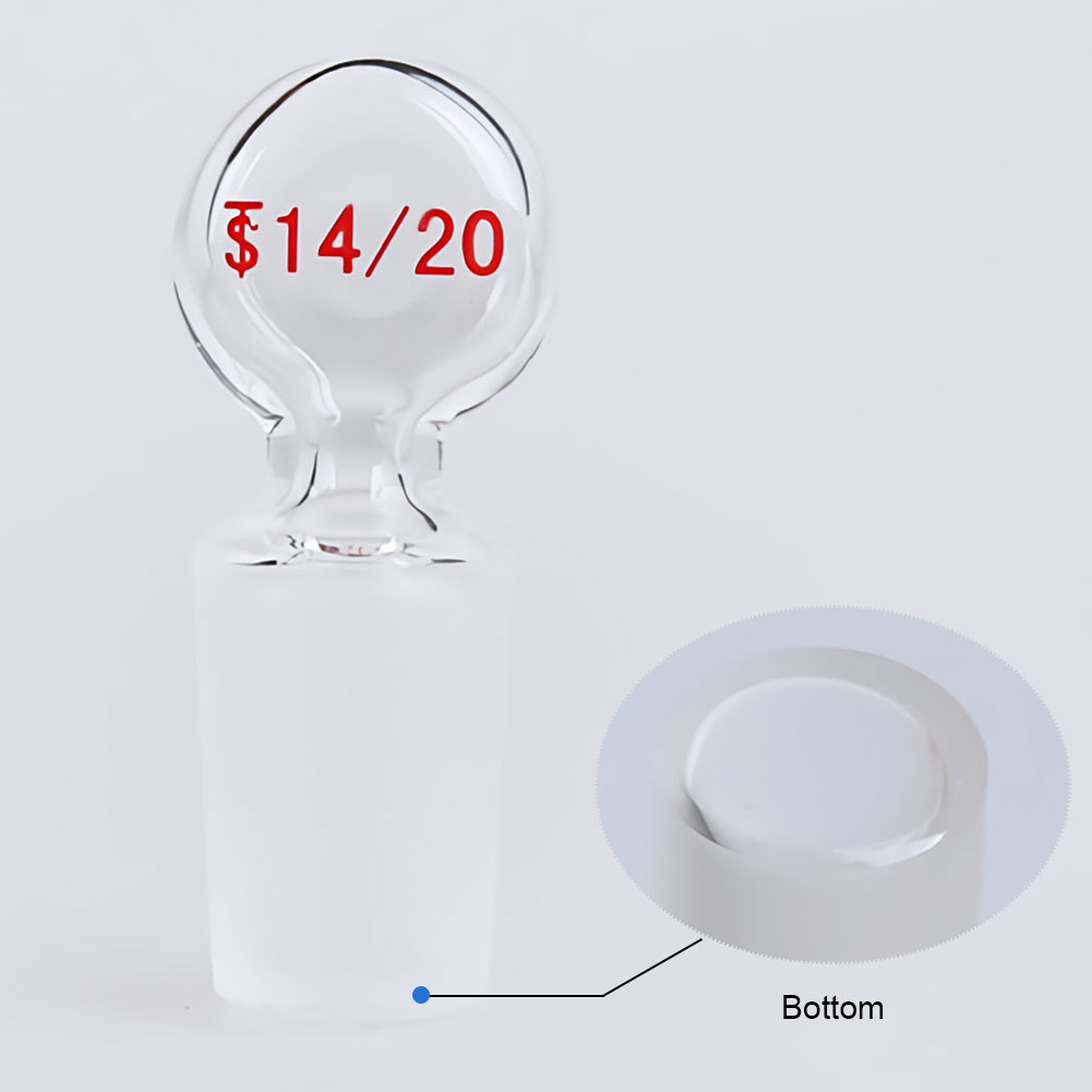 ADAMAS-BETA Lab High Borosilicate Glass Stopcocks Hollow Glass Stopper 14# 19# 24# Standard Grinded with Handle Flasks Bottles Plugs Set