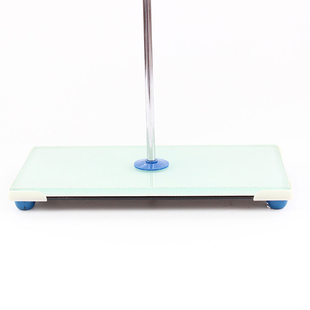 ADAMAS-BETA Lab Titration Table White Porcelain/Glass/White Marble Base with 650mm Iron Rod for Acid Base Titration Experiment