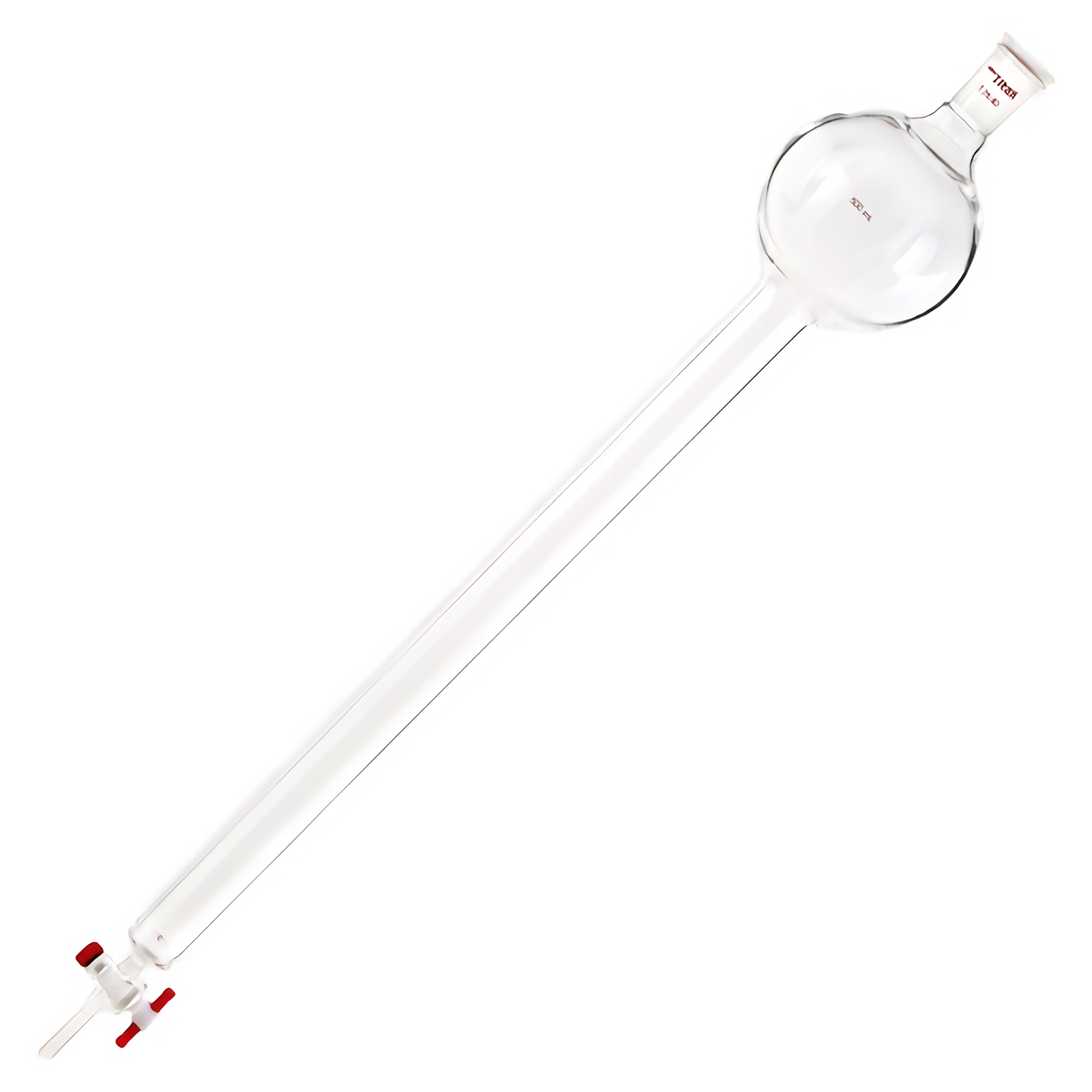 ADAMAS-BETA Laboratory Glass Chromatography Columns with Joint/Reservoir/Fritted Disc/PTFE Stopcock Grinding Mouth 24/40 100-500ml Lab Glassware