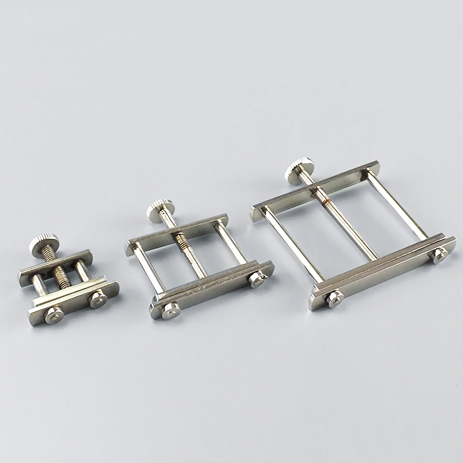 ADAMAS-BETA 5pcs Huo's Waterstop Copper Plating 25# 30# 40# Repeatable Laboratory Clamp Metal Pinchcock Electroplated Sealing Clip for Rubber Hose