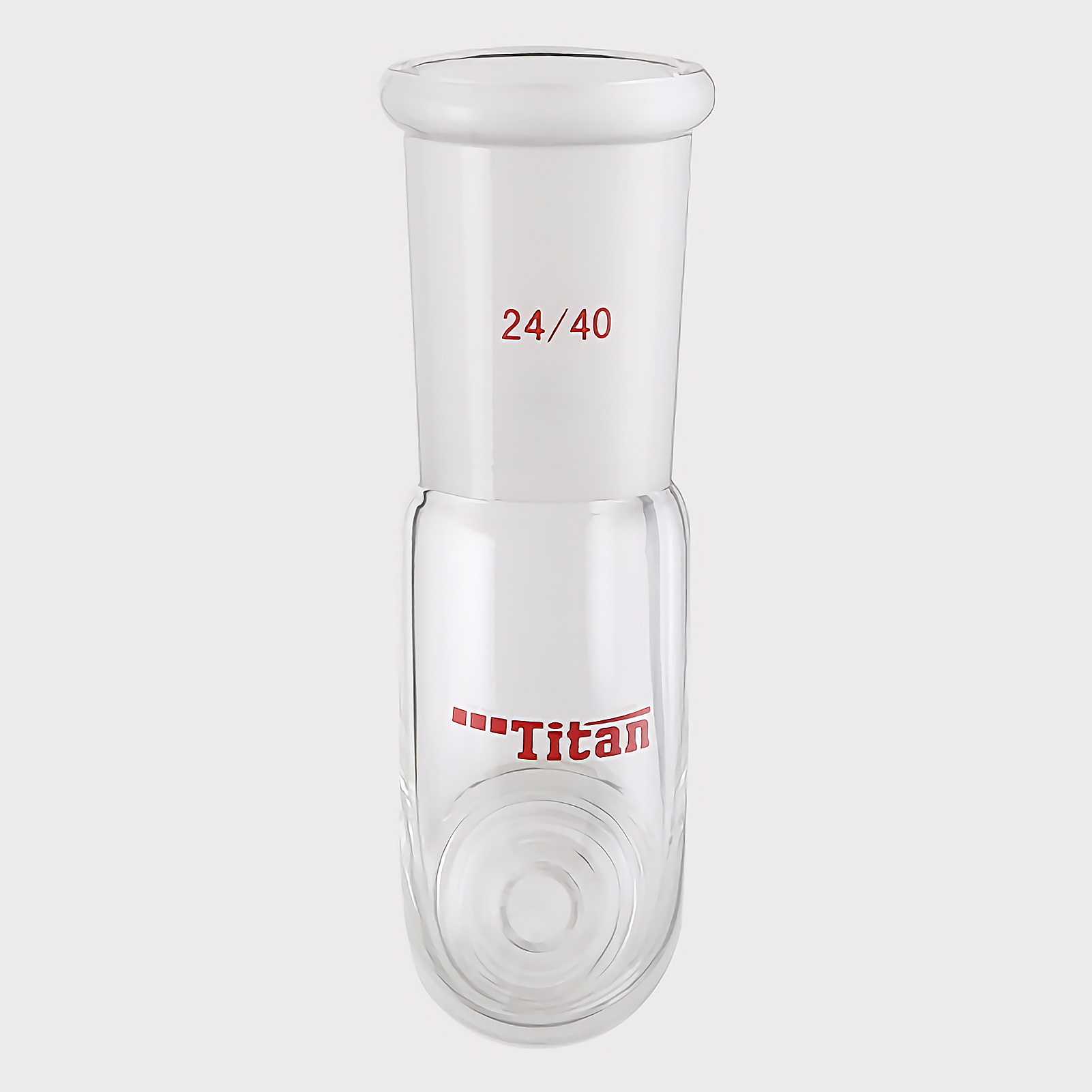 ADAMAS-BETA Laboratory Glass Supplies 75° Glass Head 3-Grind Chemistry Experiment Common Distillation Flask/Tube Connetor