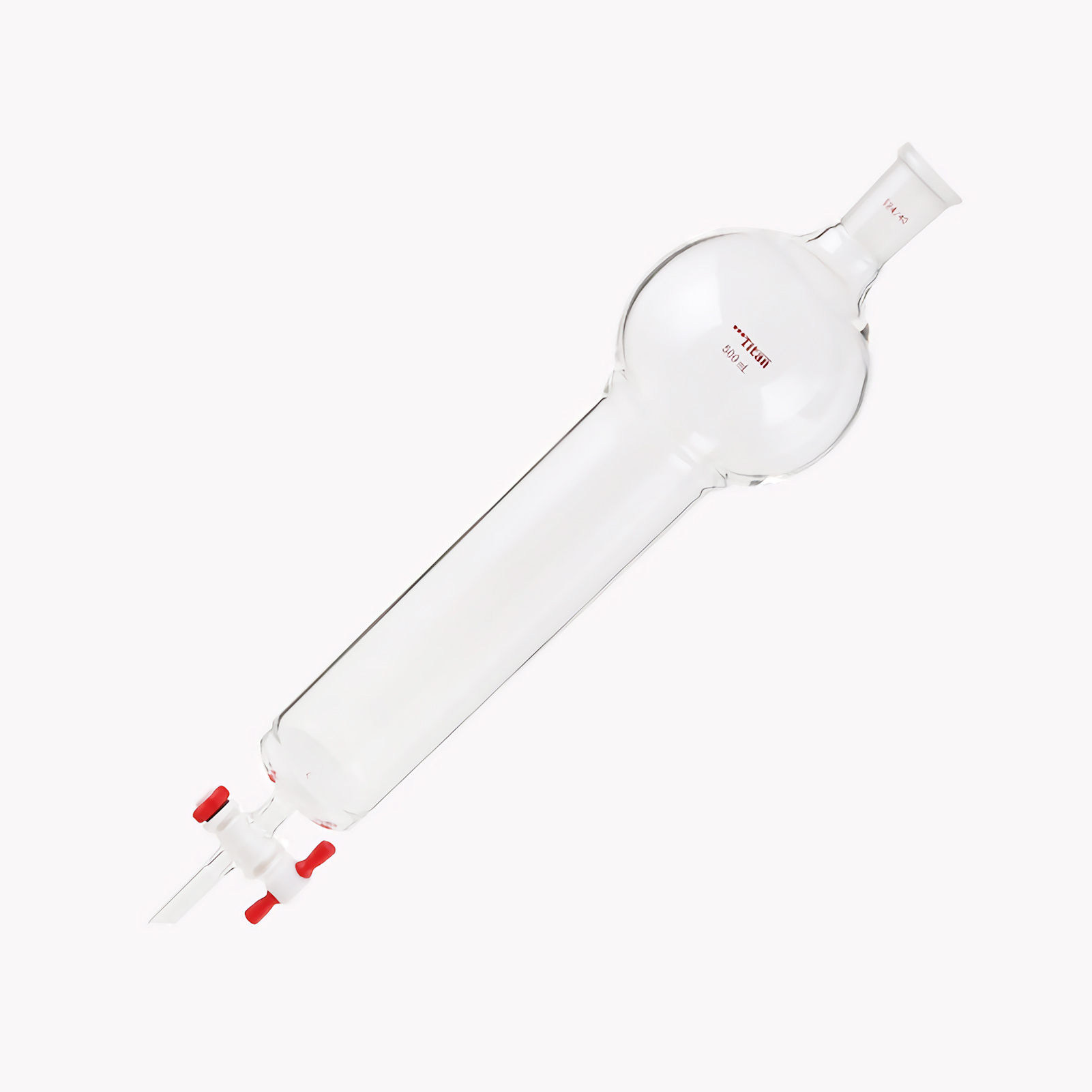ADAMAS-BETA Laboratory Glass Chromatography Columns with Joint/Reservoir/Fritted Disc/PTFE Stopcock Grinding Mouth 24/40 100-500ml Lab Glassware