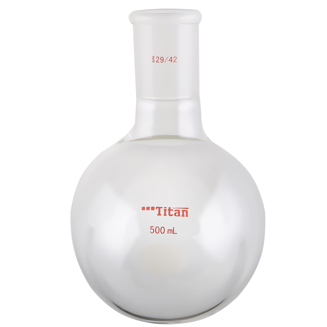 ADAMAS BETA Lab Glass Flasks Single Neck Round Bottom Ball Bottle Thick-Walled Grinding Mouth 200-500ml Reaction One-Mouth Ball Bottles